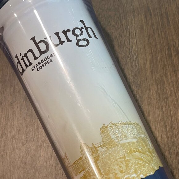 Starbucks Edinburgh Global Icon Collection Tumbler Travel Mug 12 oz. 2009 - Picture 2 of 13